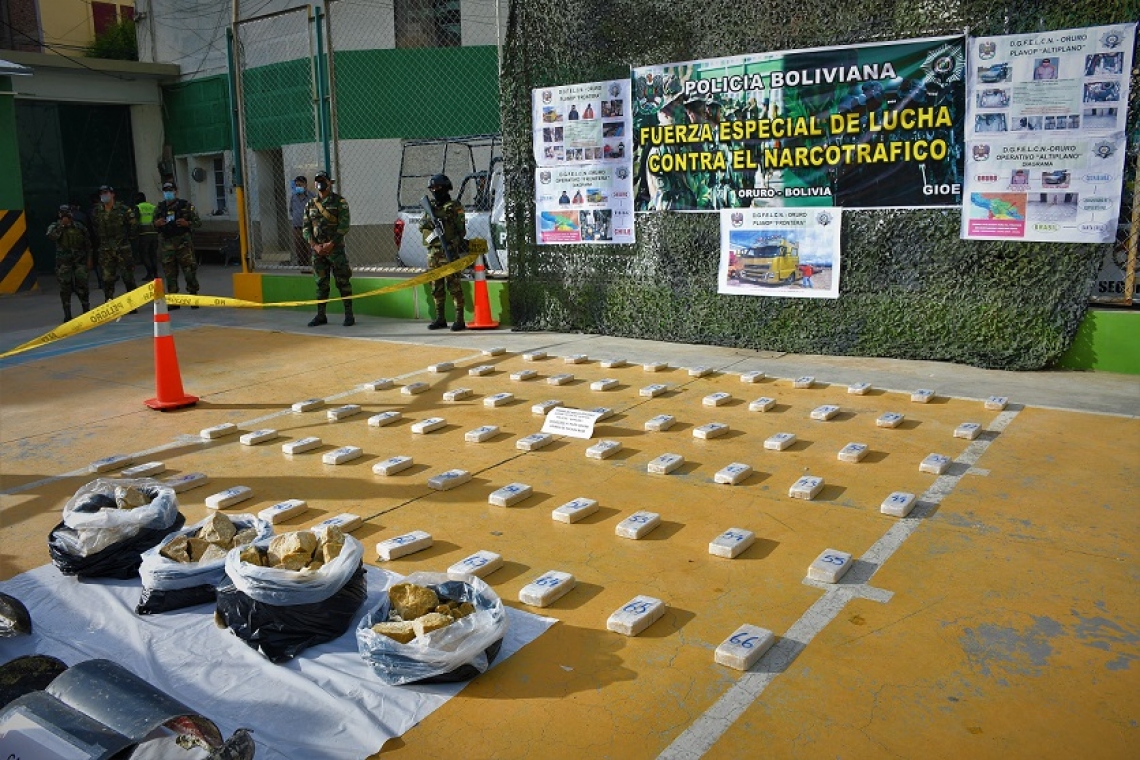 Un “golpe” al narcotráfico que supera el medio millón de dólares