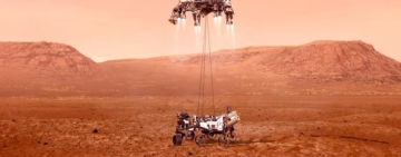 Así llegó el rover Perseverance de la NASA a Marte