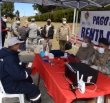 FFAA desplaza personal para el pago de la Renta Dignidad