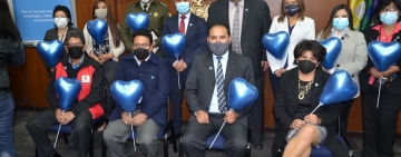Bolivia se suma a campaña internacional “Corazón Azul” contra la trata y tráfico de personas