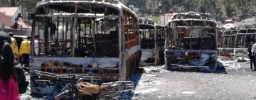 Liberan de culpa a tres implicados por quema de los buses PumaKatari en 2019