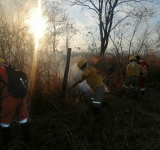 La reacción oportuna permite sofocar incendio en Puerto Quijarro