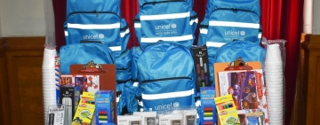 Unicef dona a Fiscalía mochilas de reacción inmediata para atención de la niñez y adolescencia