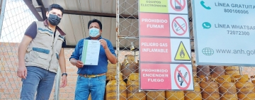 ANH entrega licencias de operaciones para venta de Gas en Riberalta