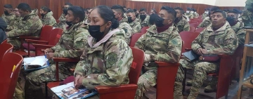 CICR capacita a militares en DDHH y Derecho Internacional en 6to Curso en Chaguaya