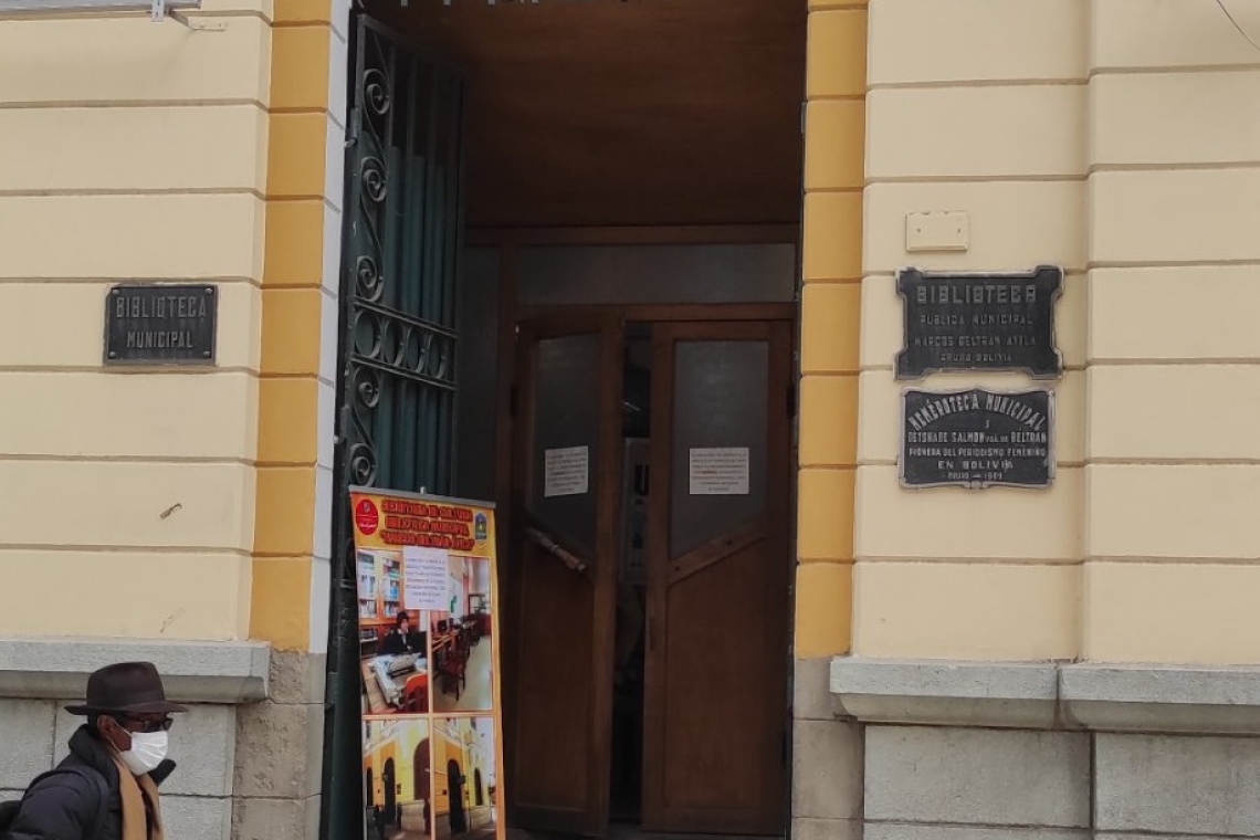 Biblioteca Municipal de Oruro vuelve a abrir sus puertas en favor de toda la sociedad