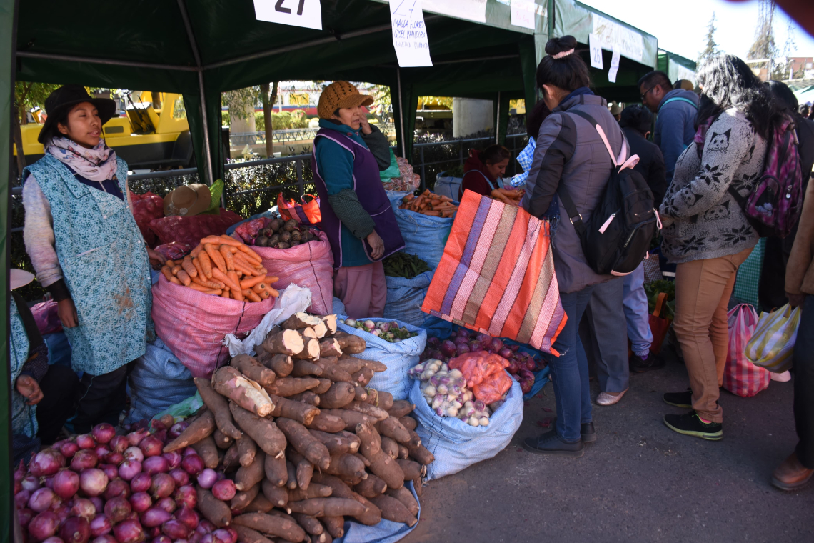 Feria “Del Campo a la olla” se instala este miércoles en Oruro con alimentos a precio justo