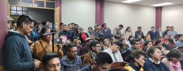 Creciente expectativa de la ciudadanía  en el Foro Informativo de Méritos 