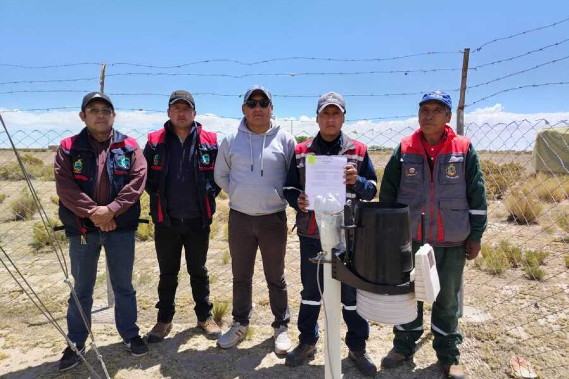 Senamhi y Alcaldía de Challapata acuerdan instalación de una estación meteorológica