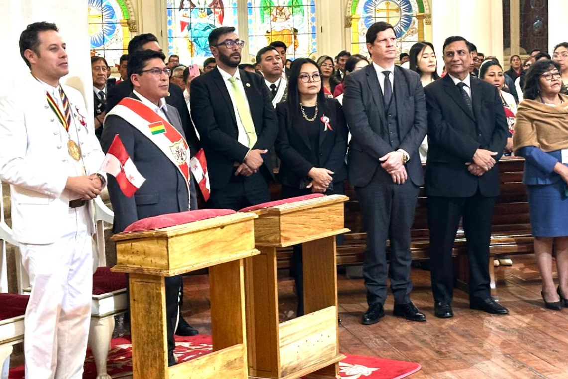 Fiscalía rinde homenaje a la Gesta Libertaria del departamento de Potosí