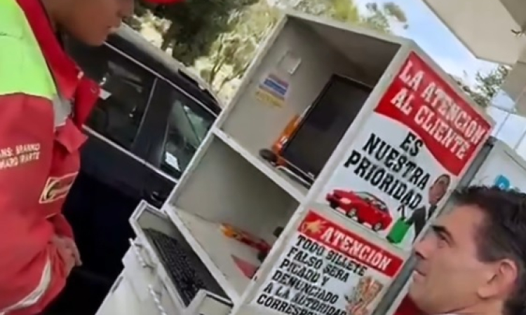 Presidente Paz visita un surtidor de forma sorpresiva y verifica abastecimiento de combustible