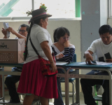 Resultados a boca de urna en Perú: Keiko Fujimori lidera y habría segunda vuelta 