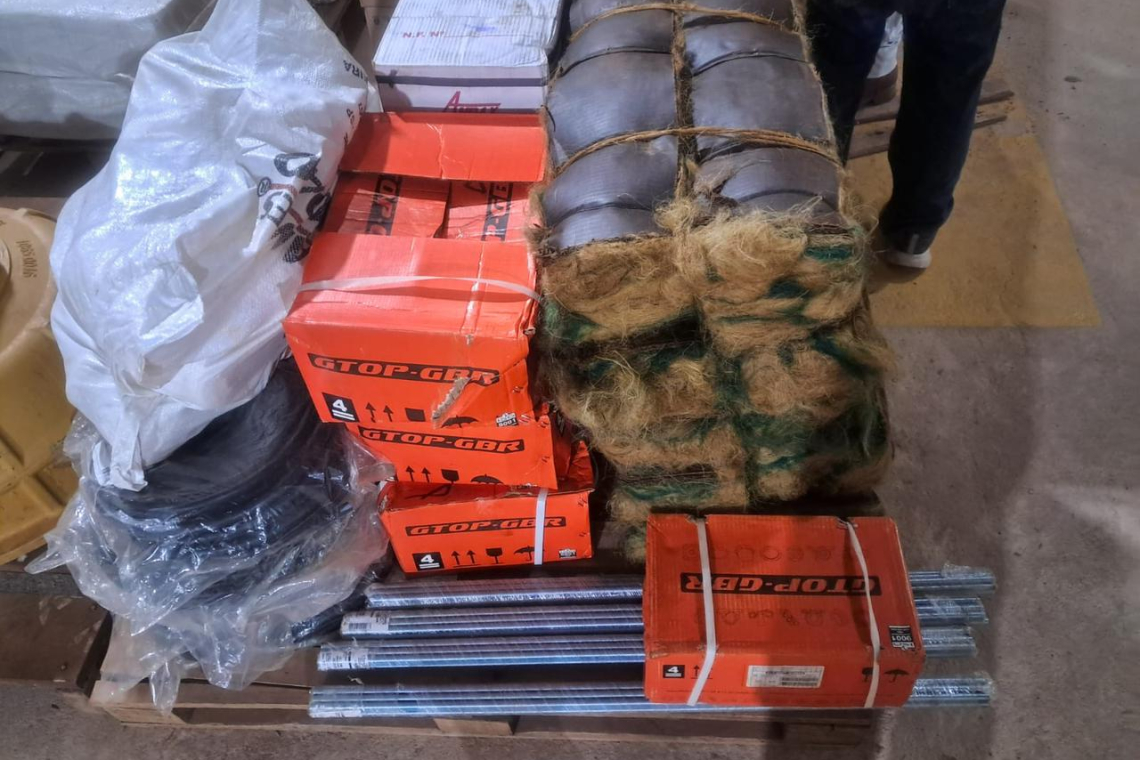 Navales interceptan equipos presuntamente para minería ilegal en el Río Mamoré valuado en Bs. 23.734.