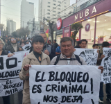 Fiscalía activa acciones legales contra bloqueadores, serán aprehendidos y procesados