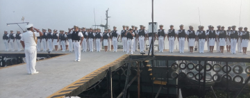 Cadetes de la Escuela Naval se forman en la Hidrovía Paraguay-Paraná