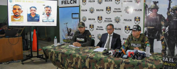 Policía presenta a siete presuntos autores que victimaron al Tte Yerson 