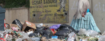 Basura acumulada y dispersa pone en riesgo sanitario a la ciudad de La Paz