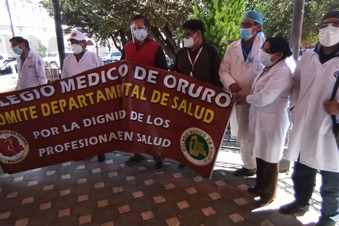 Trabajadores de salud se movilizarán este miércoles en Oruro 