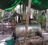 FELCN desbarata laboratorio e incauta 42 kilos de cocaína en el Beni