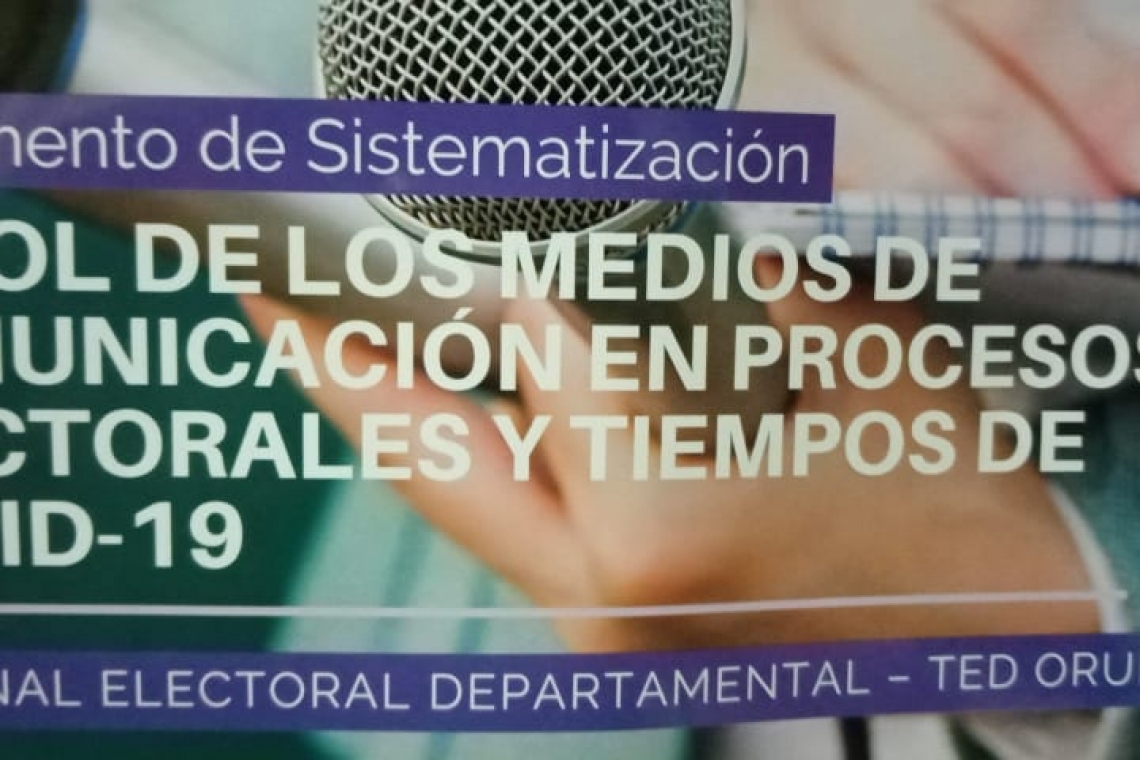 TEDO presentó documento de orientación a los comunicadores en tiempo electoral