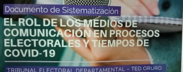 TEDO presentó documento de orientación a los comunicadores en tiempo electoral