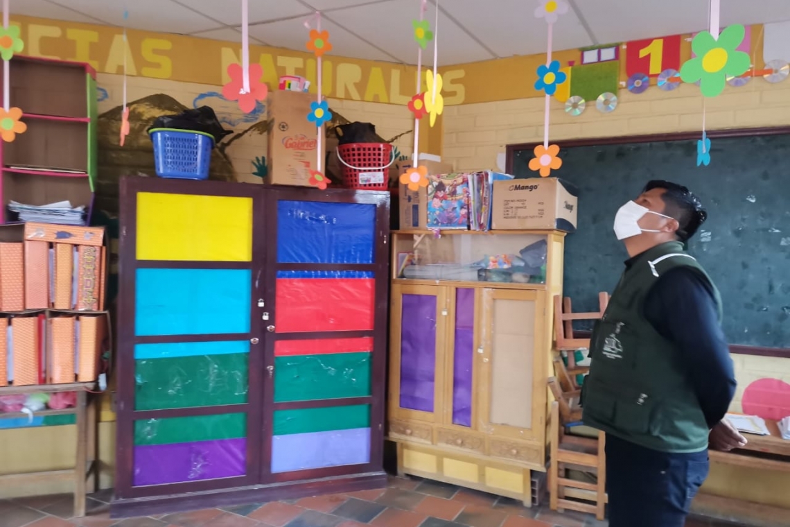 Alcalde electo de Oruro realizó inspección a unidades educativas de zonas periurbanas