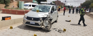 "Se fue en contraruta" y  ocasionó una colisión