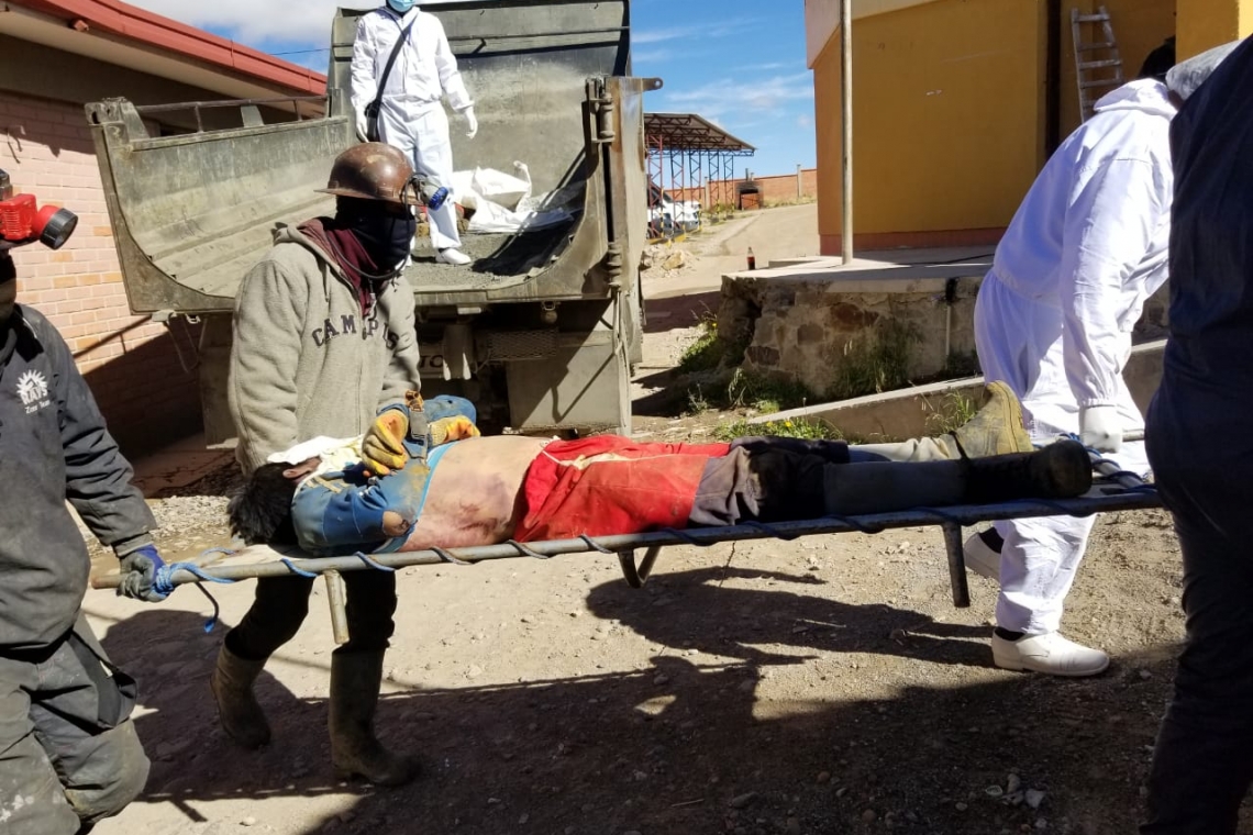 Mueren dos personas en la mina de  Huanuni, aparentemente eran "jucus"