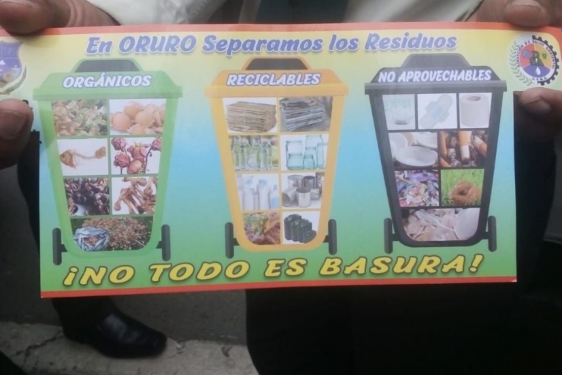 Municipio busca concienciar a la población sobre la diferenciación de la basura