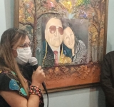 Pamela Chávez logra reabrir el salón “Valerio Calles” con una exposición homenaje