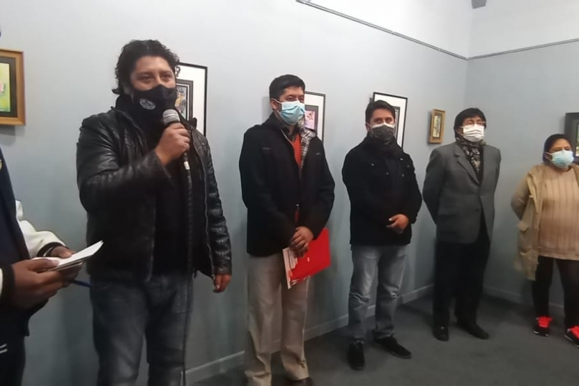 Directorio saliente de la ABAP Oruro se despide con exposición colectiva