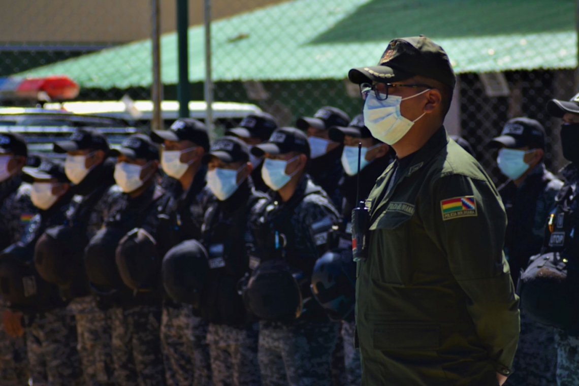  Policía de Oruro registra 30 casos positivos de Covid, más de 25 sospechosos y 4 en estado crítico