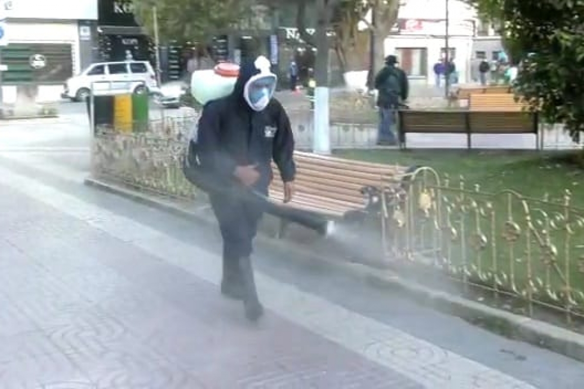 Desde las 17:00 horas comienza la fumigación en la ciudad