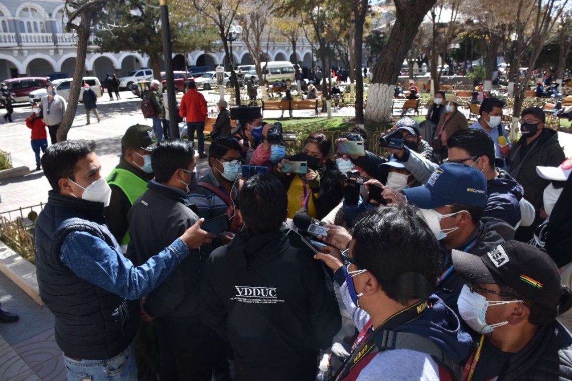 Doce trabajadores de la prensa de Oruro tienen Covid-19