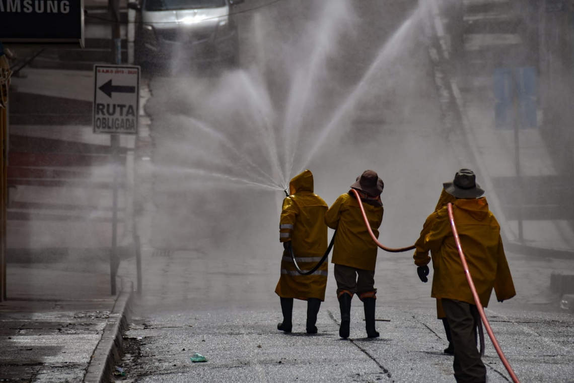 Fumigación de calles se realizará según programación