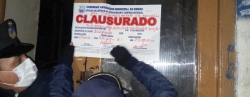 62 centros de expendio de alcohol fueron  clausurados en algo más de un mes