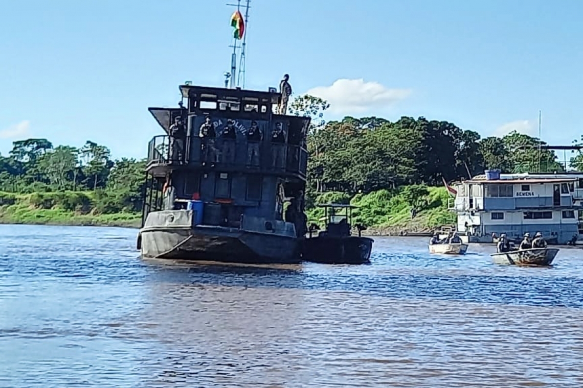 Se refuerza el patrullaje fluvial en áreas ribereñas y lacustres del país