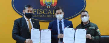 Fiscalía y Policía sellan acuerdo para cruce de información sistematizada 