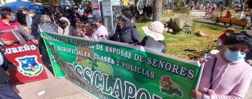 Esposas de policías advierten iniciar movilizaciones  en rechazo a la Ley de Carrera y Ascensos