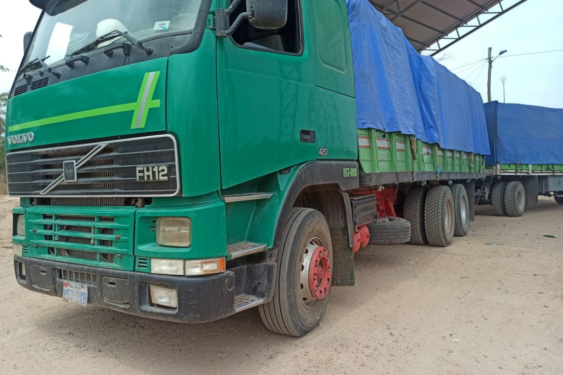 Aduana comisa 8 camiones con contrabando, valuado en Bs1.712.000 en frontera con Argentina