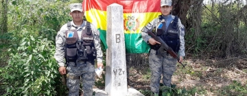 Navales supervisan 142 hitos fronterizos en frontera con Argentina