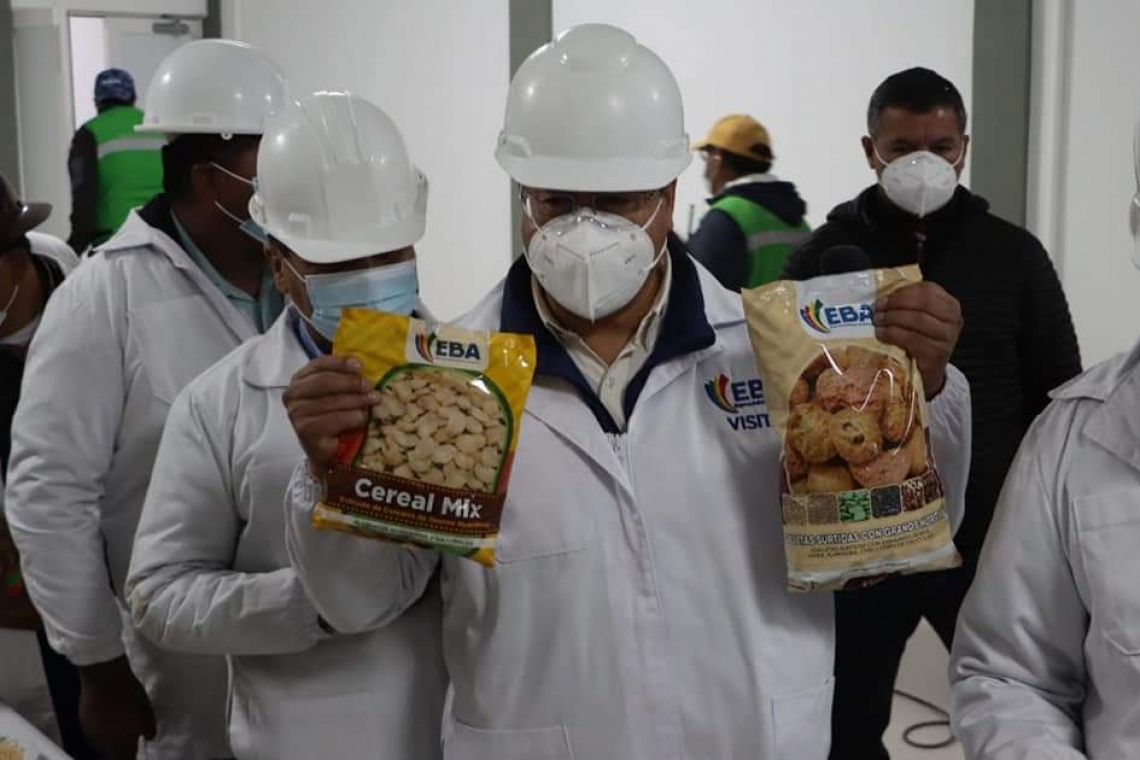 En marcha planta industrializadora de quinua en Oruro