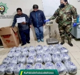 FELCN confisca 30, 5 kilos de marihuana en Oruro-Llallagua