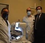 CNS-Chuquisaca se fortalece con moderno equipo de salud para oftalmología