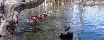 Armada entrena a 100 efectivos para tareas de rescate en agua y montaña