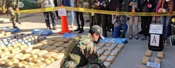 FELCN confisca 300 kilos de marihuana, con un valor de $us 99.370 en Oruro