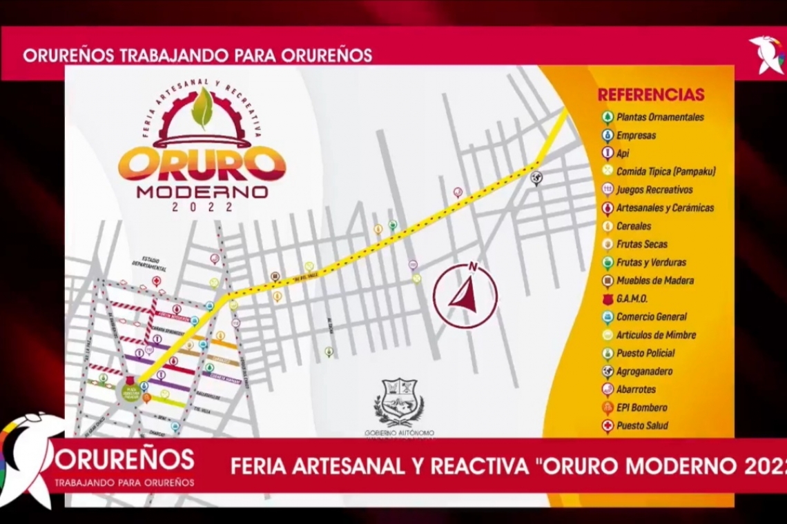 El fin de semana inicia la Feria Artesanal y Recreativa Oruro Moderno