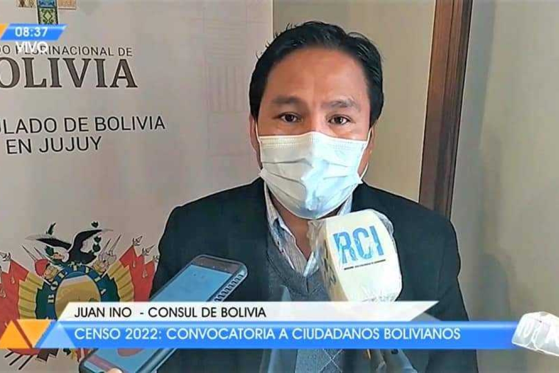 Cónsul de Bolivia en Jujuy convoca a sus connacionales a censarse