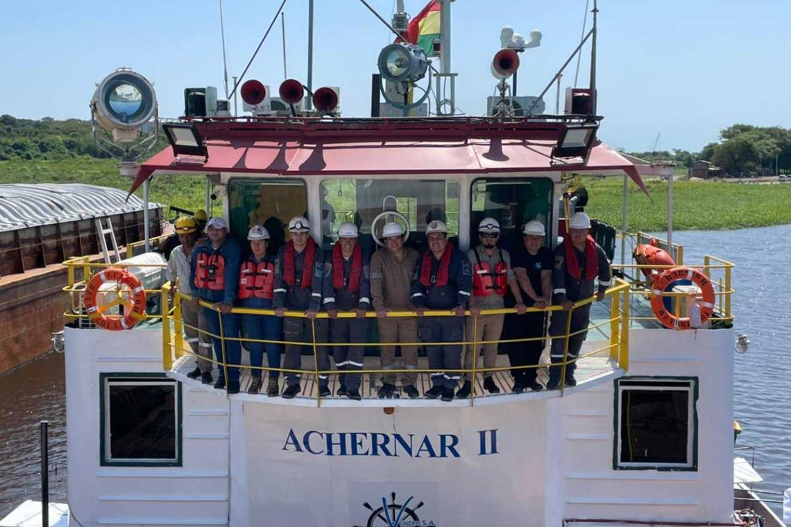 El RIBB verifica 75 naves con bandera boliviana en el canal Tamengo-Puerto Busch