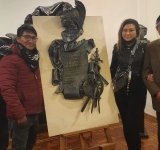 Ex alumnos de Bellas Artes celebran 100 años de su institución con magníficas esculturas